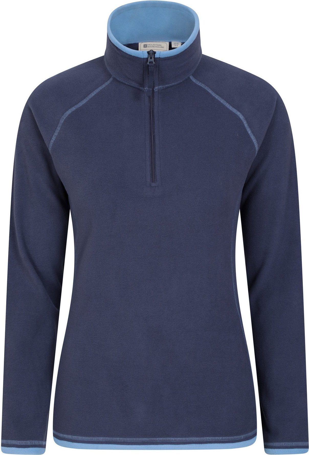 Mountain Warehouse Damen/Damen Montana Half Zip Fleece Top (Marine)