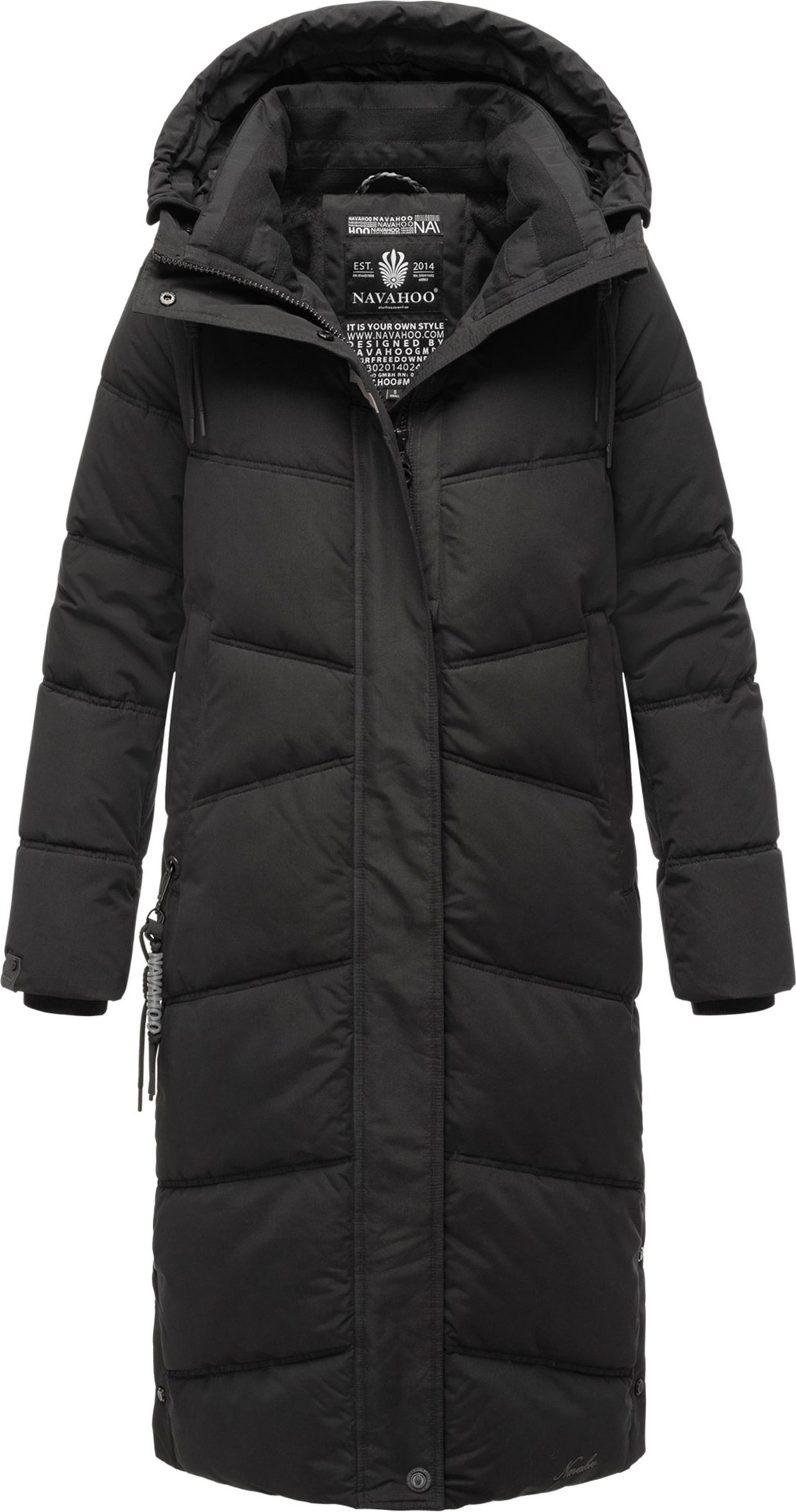 Navahoo Damen Winterjacke Kuschelmausi – Extra Lang & Kuschelig Warm
