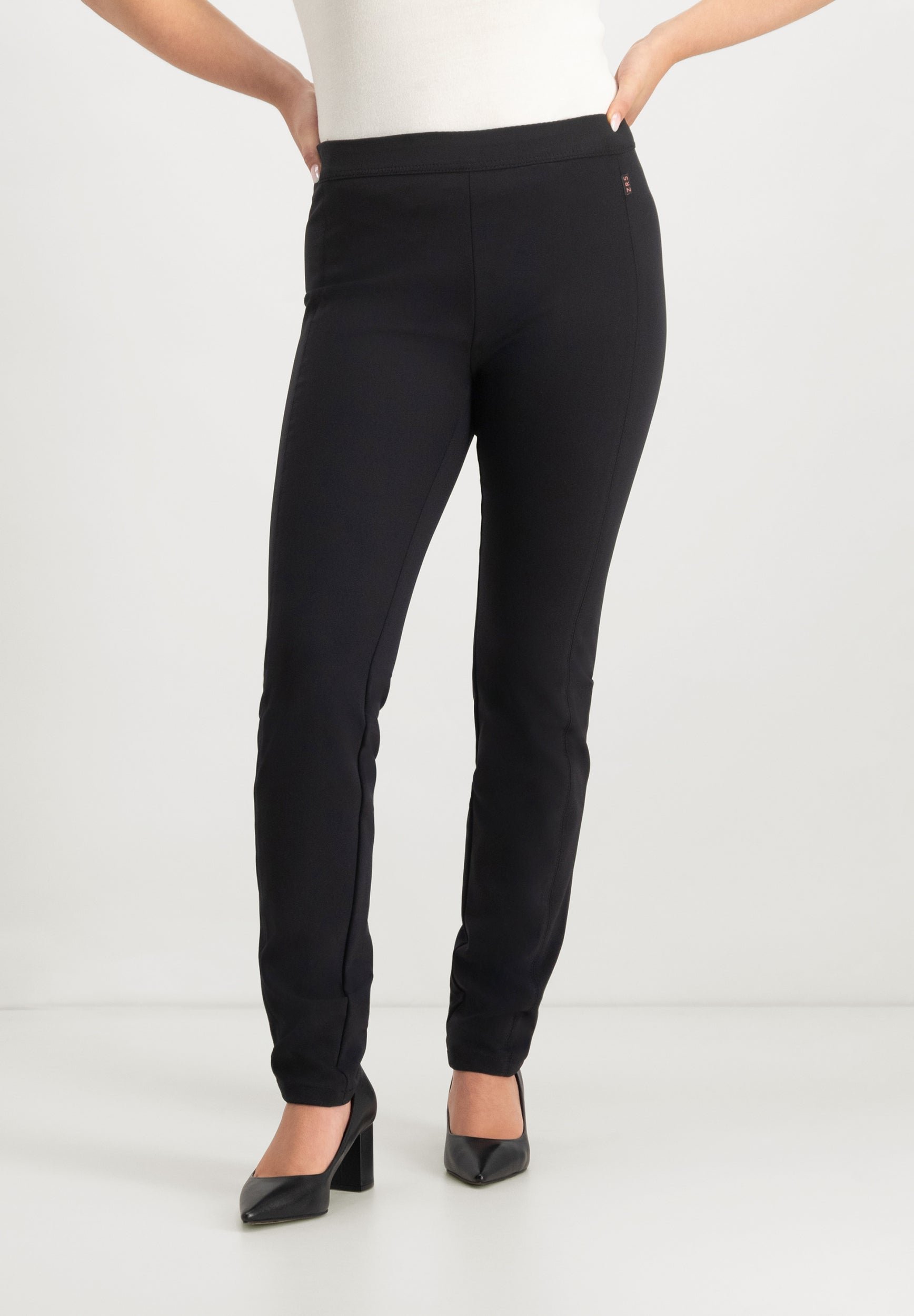 Lena Techno Stretch-Hose | Schwarz