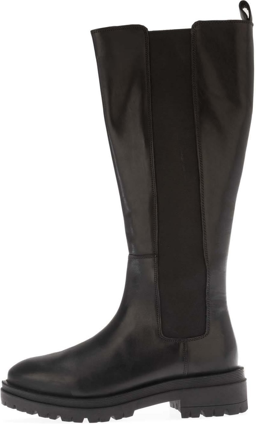 Dune London - Damen Kniehohe Stiefel "Tenley", Leder (Schwarz)