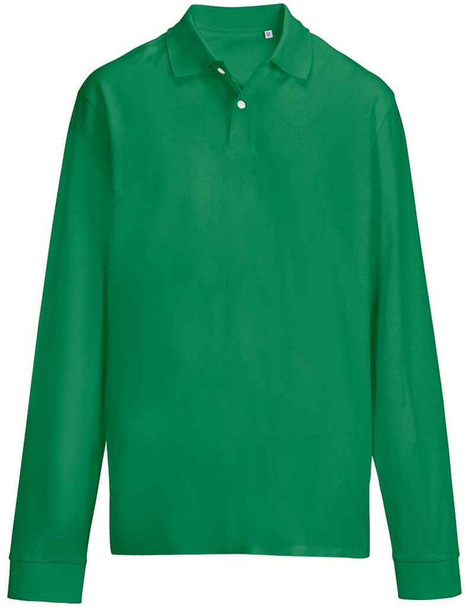 Thumbnail - SOLS Unisex-Erwachsene Piqué-Langarm-Poloshirt (Irisches Grün)