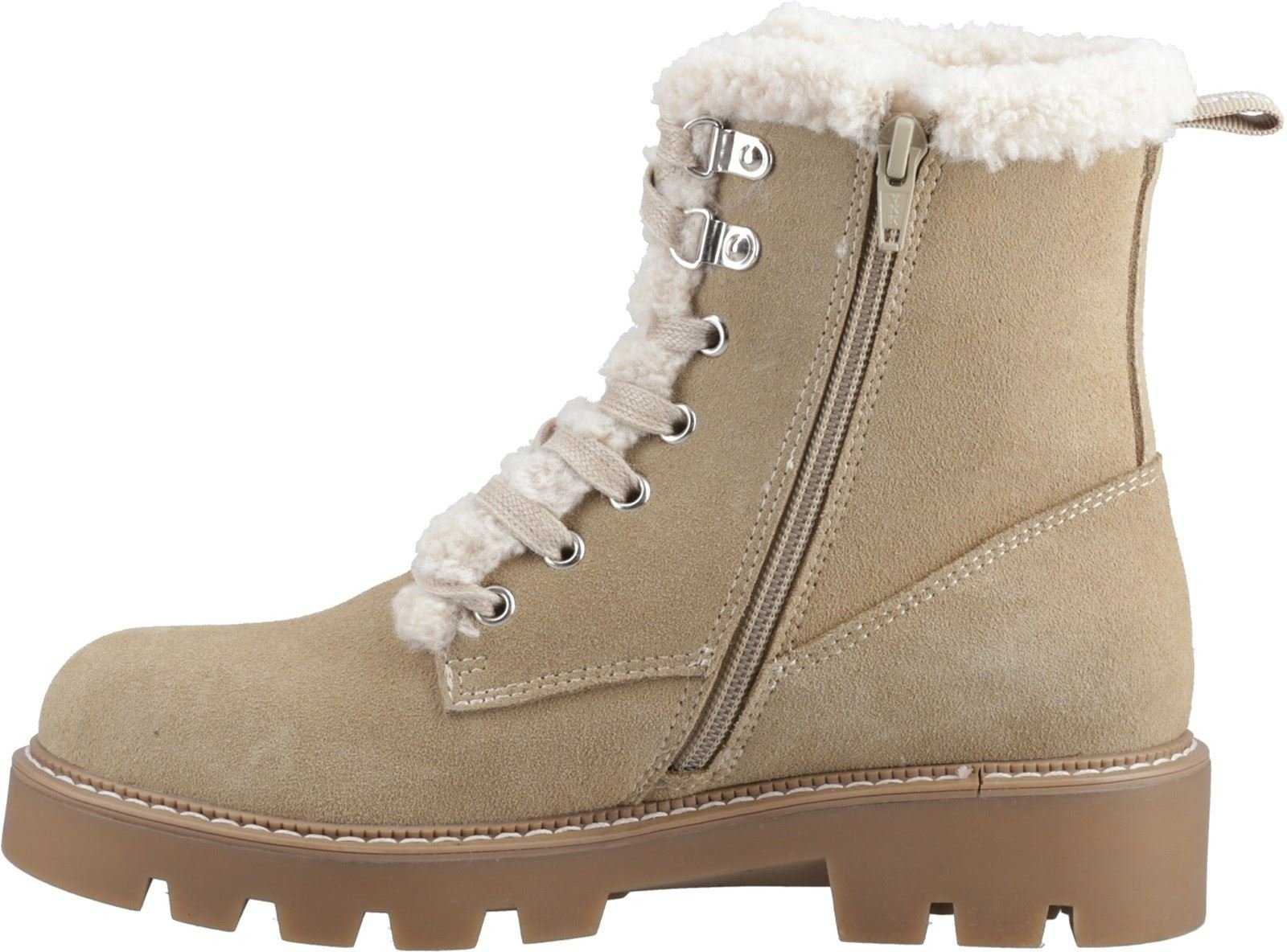 Hush Puppies Aurelia Wildleder Damen Sand Stiefel