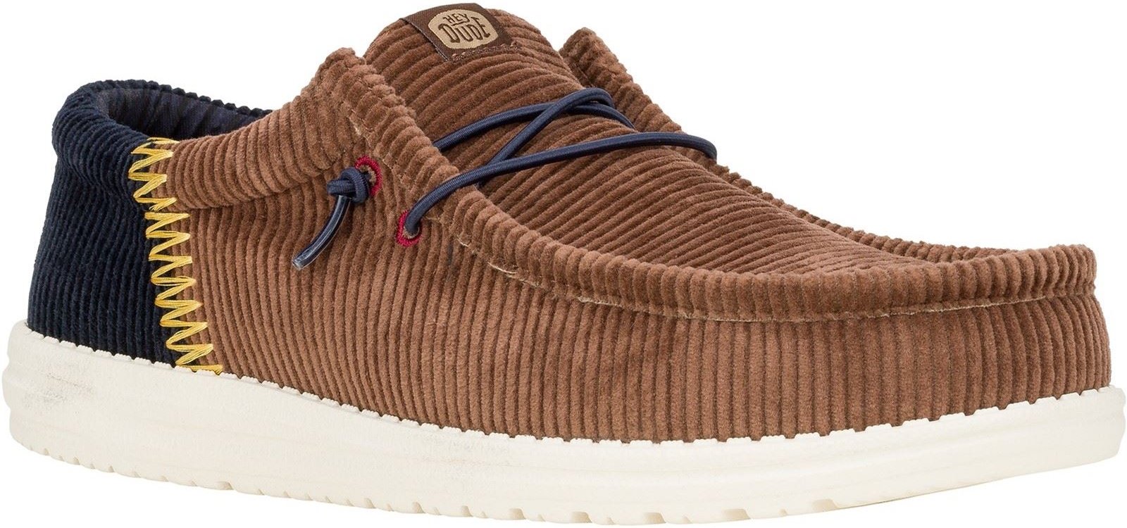 HEYDUDE Wally Funk Corduroy Textil Herren Espresso/Blue Jean Bootsschuhe