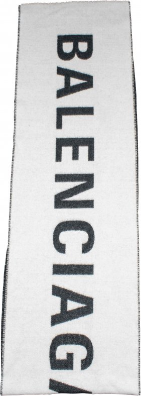 Balenciaga Schal Weiß