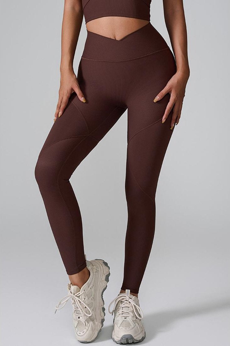 Damen Hohe Taille Sportleggings