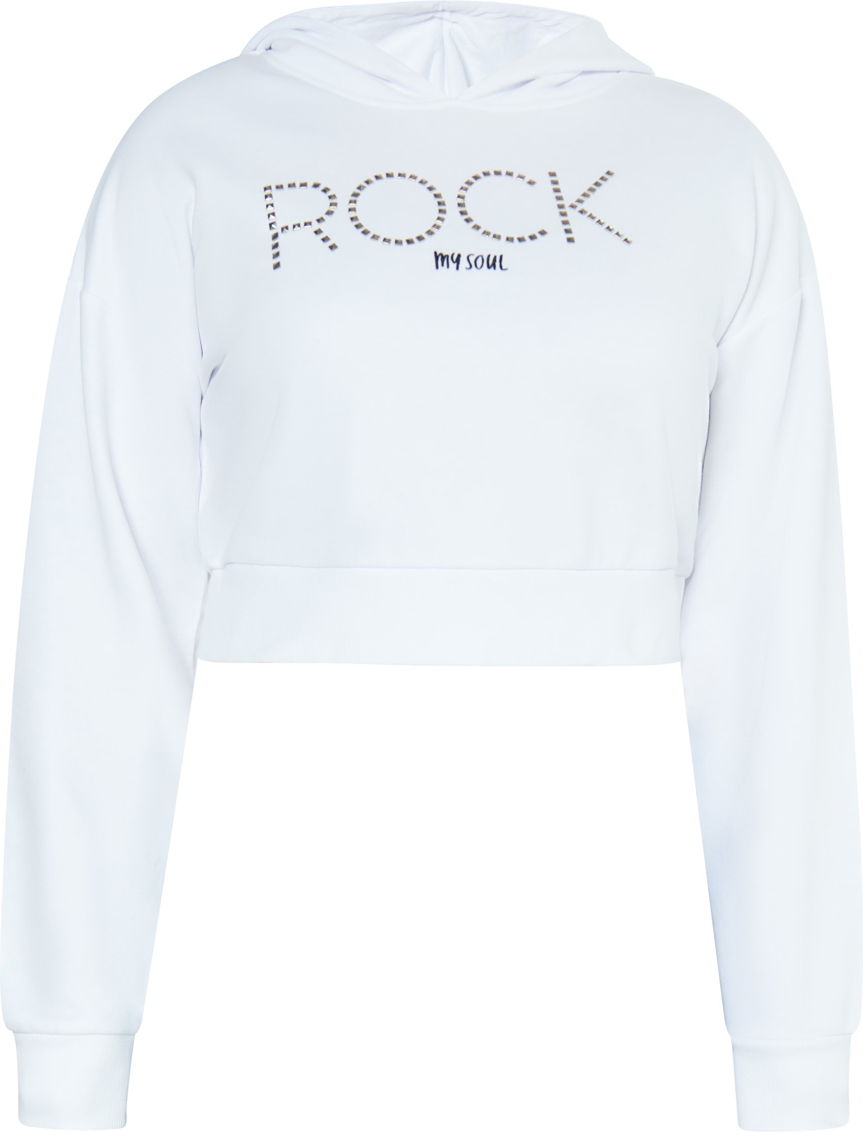 Mymo Kapuzenpullover Damen weiss