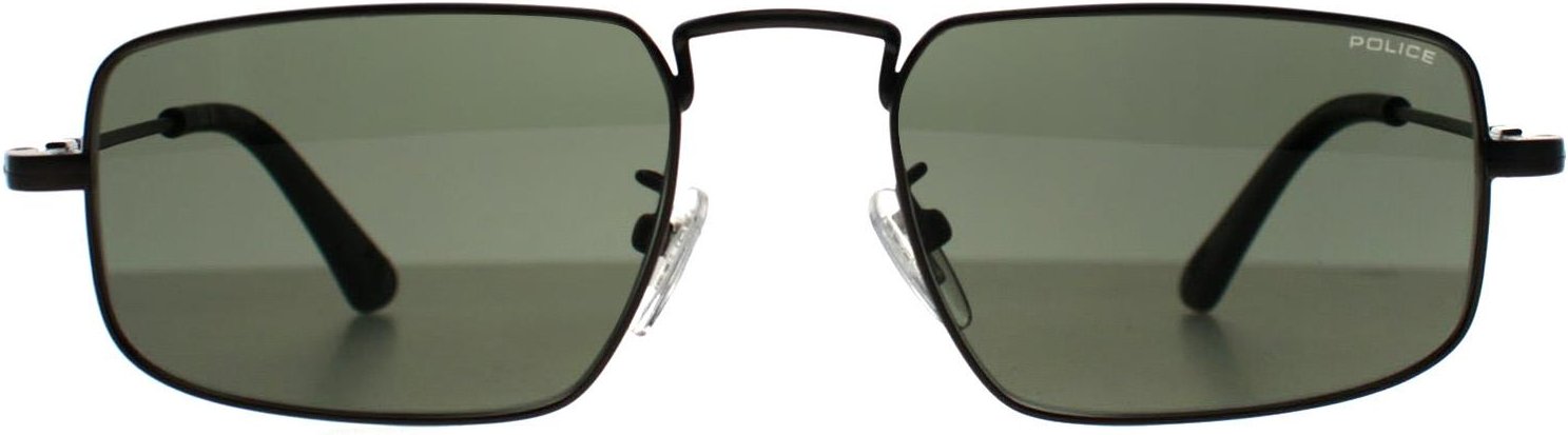Polizei SPLN31 Origins Lite 19 0627 matte Sonnenbrille in gunmetal grün