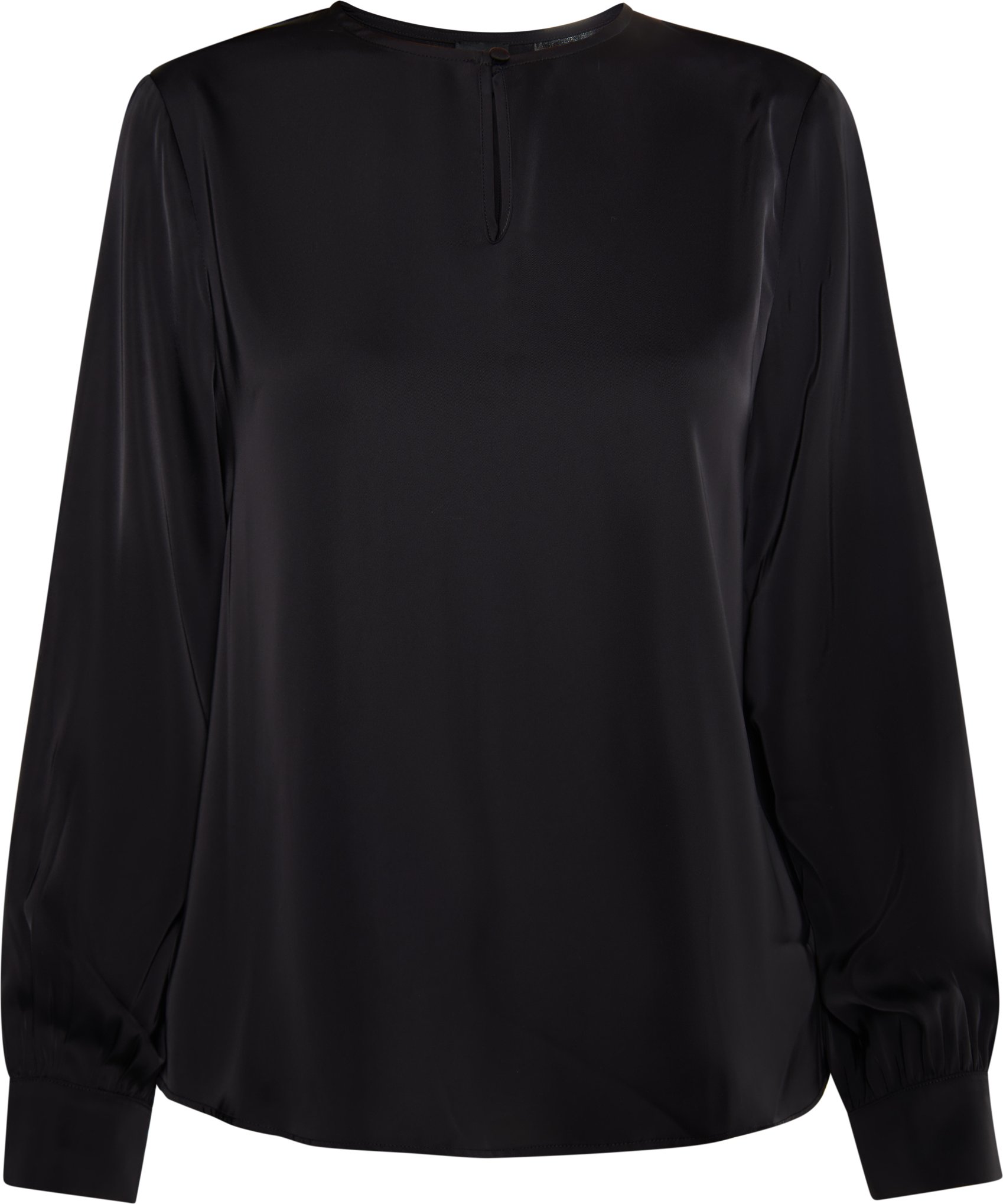 Dreimaster Langarmbluse Damen schwarz