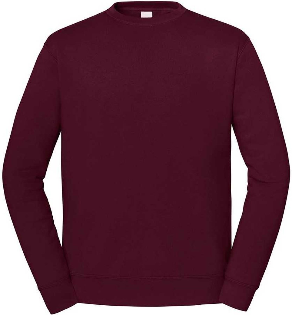 Fruit of the Loom - "Iconic Premium" Sweatshirt für Herren, Eingesetzt (Burgunderrot)