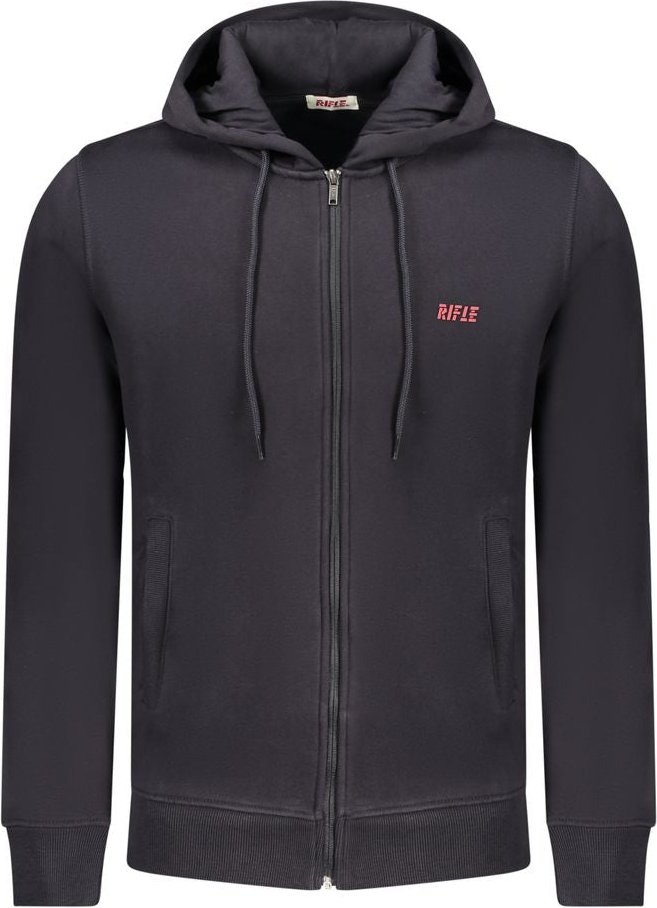Rifle Blau Baumwoll Herren Kapuzensweatshirt