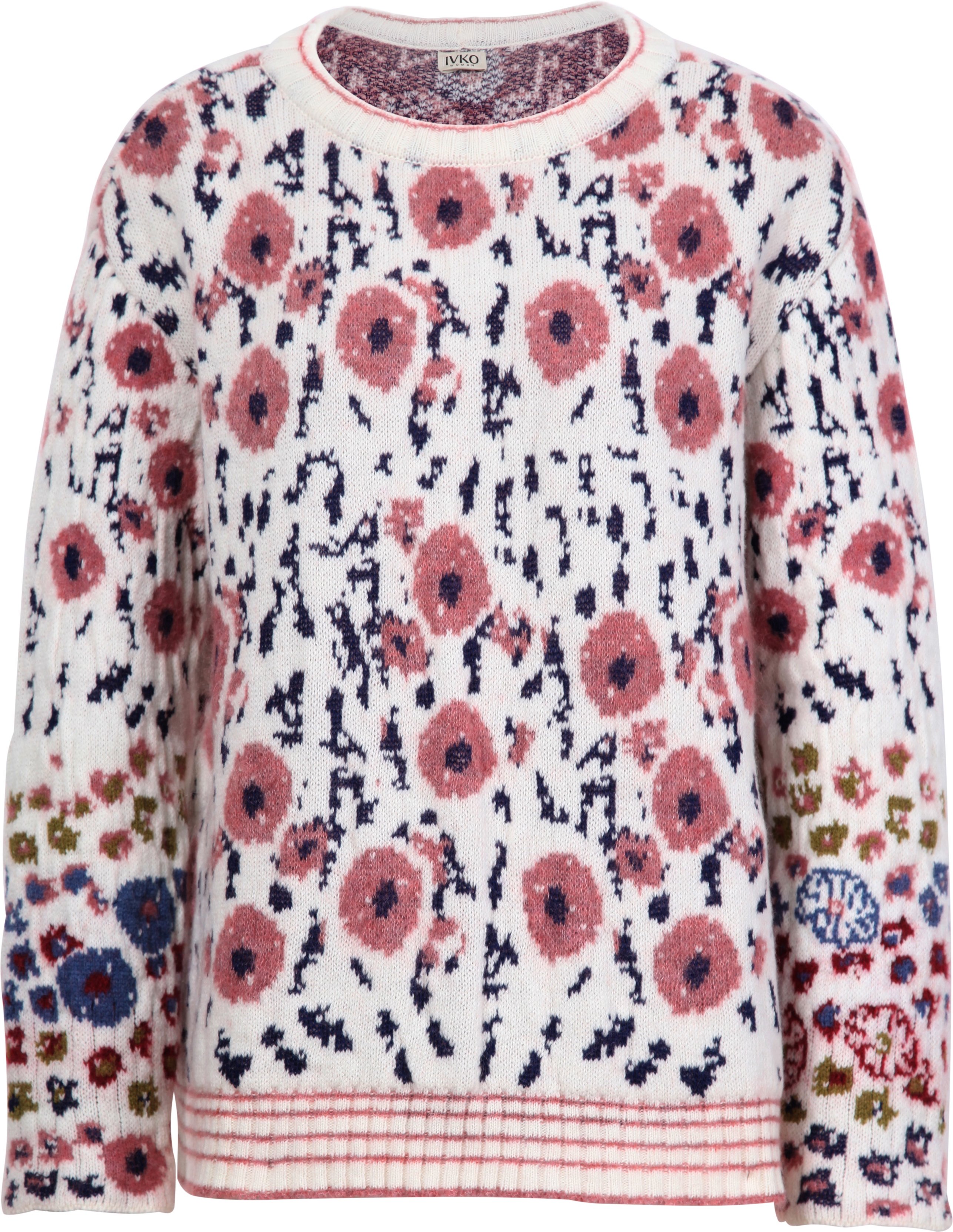 Pullover mit Blumenmuster