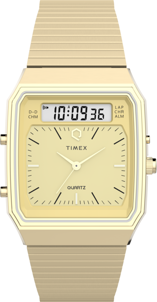 Timex Q Timex Reissue Herren Gold Uhr TW2Y06000