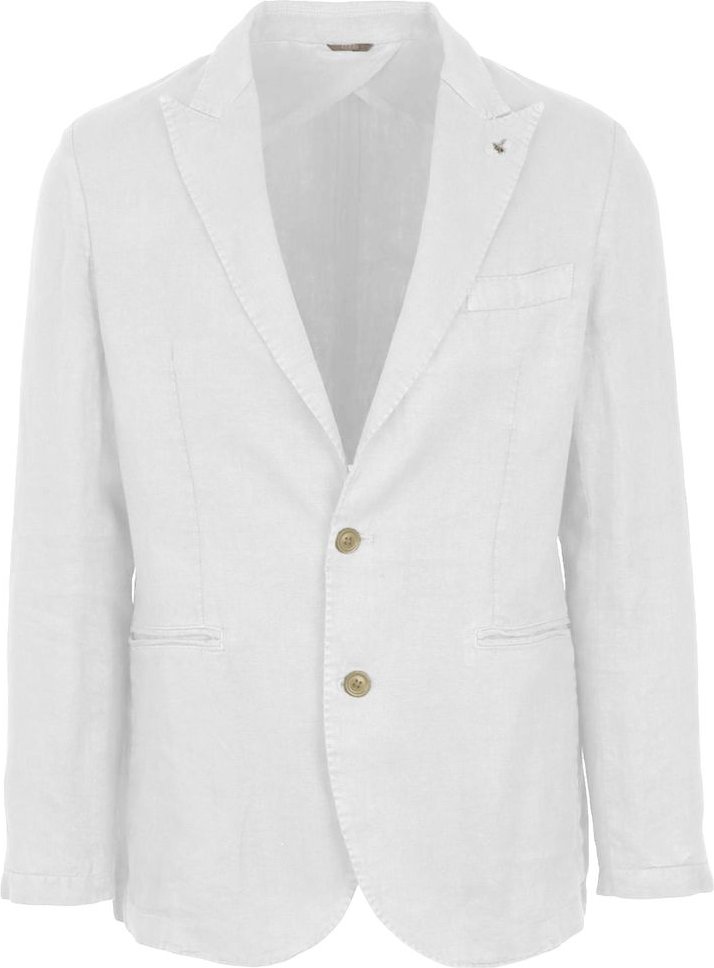 Leinen-Blazer, entspannte Passform