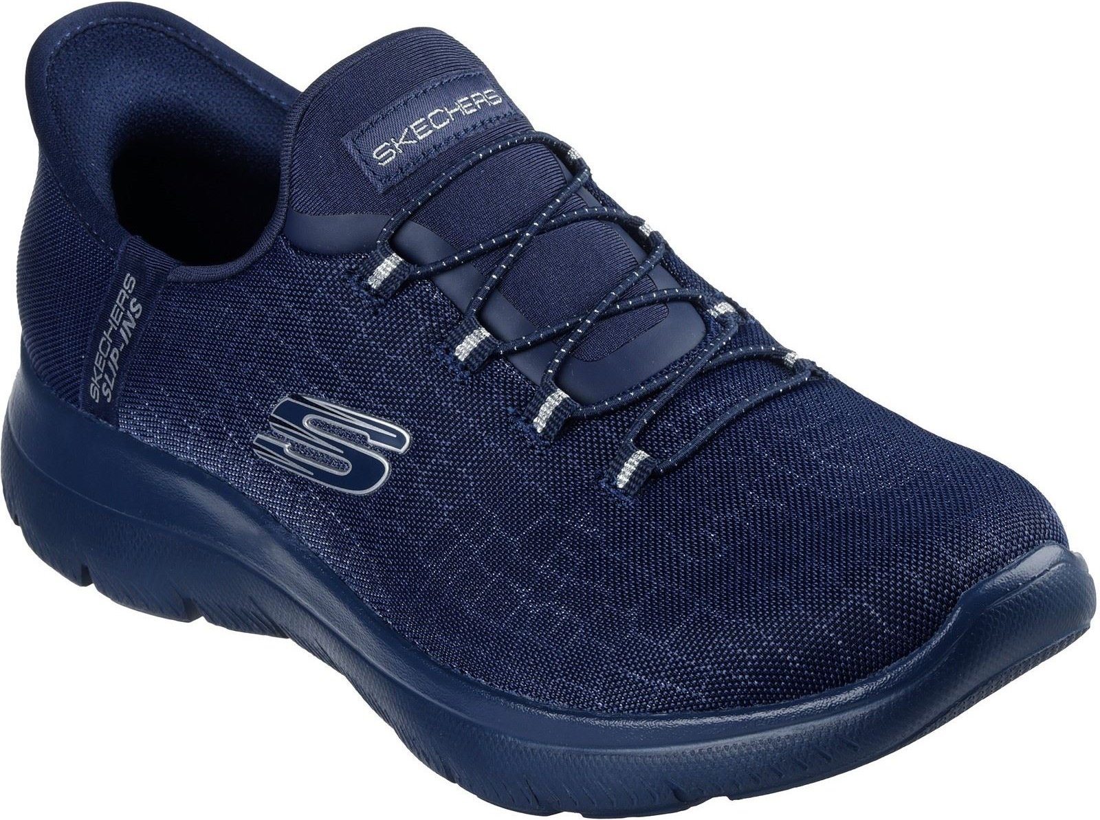 Thumbnail - Skechers Summits Classy Night Textile Damen Sneaker in Dunkelblau