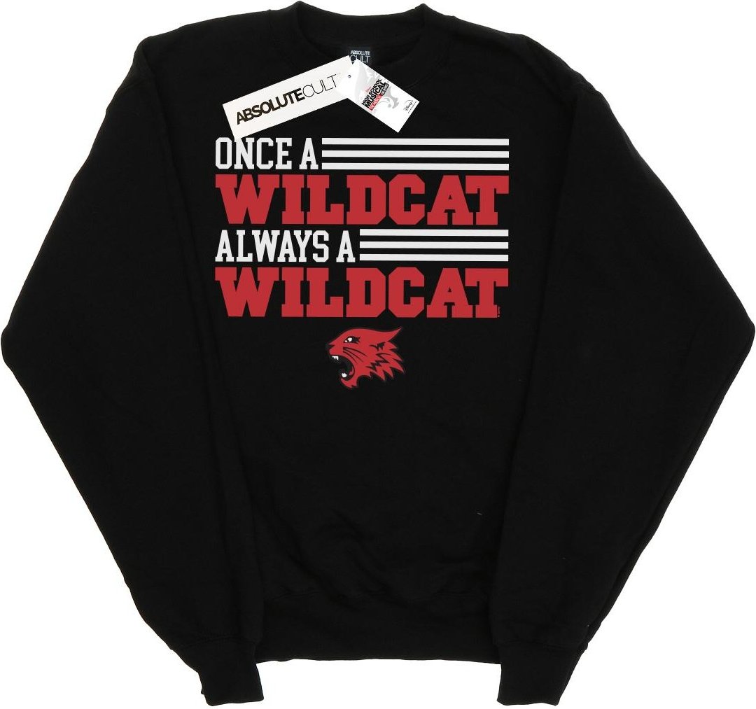 Disney Damen/Herren High School Musical The Musical Once A Wildcat Sweatshirt (Schwarz)