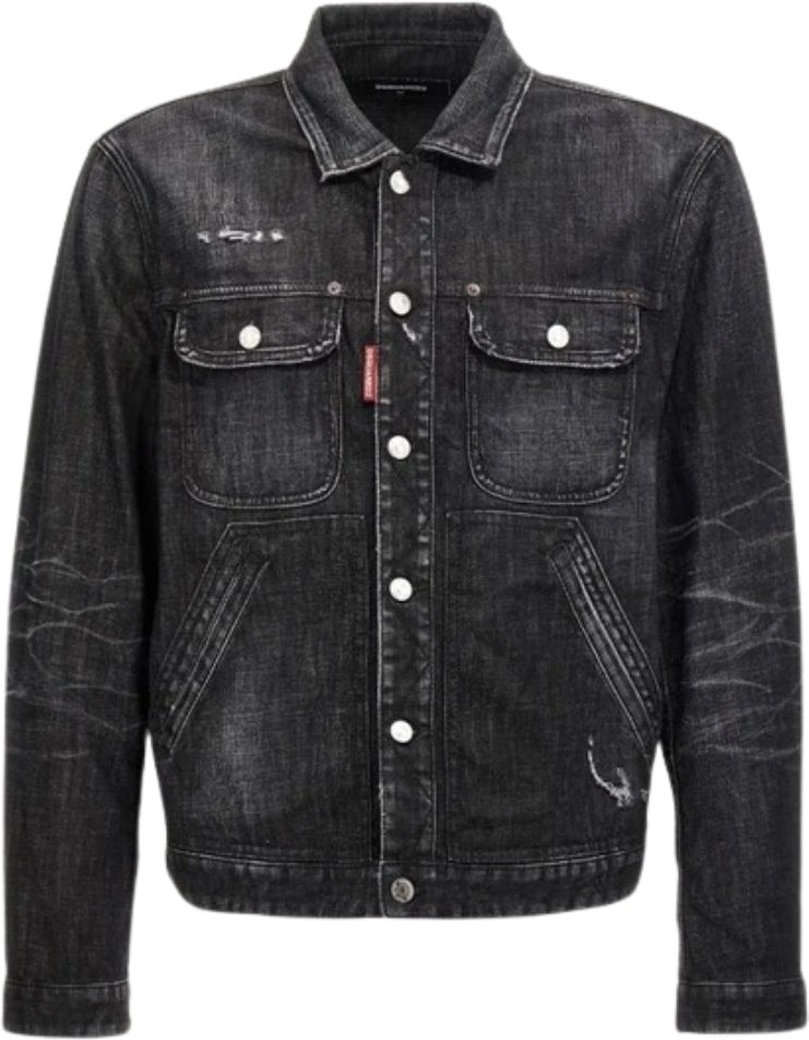 Dsquared2 Easy Wash Jeansjacke Schwarz