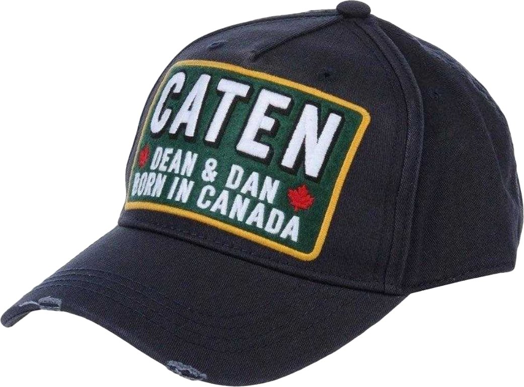 DSquared2 - "Born In Canada" Kappe (Dunkles Marineblau)