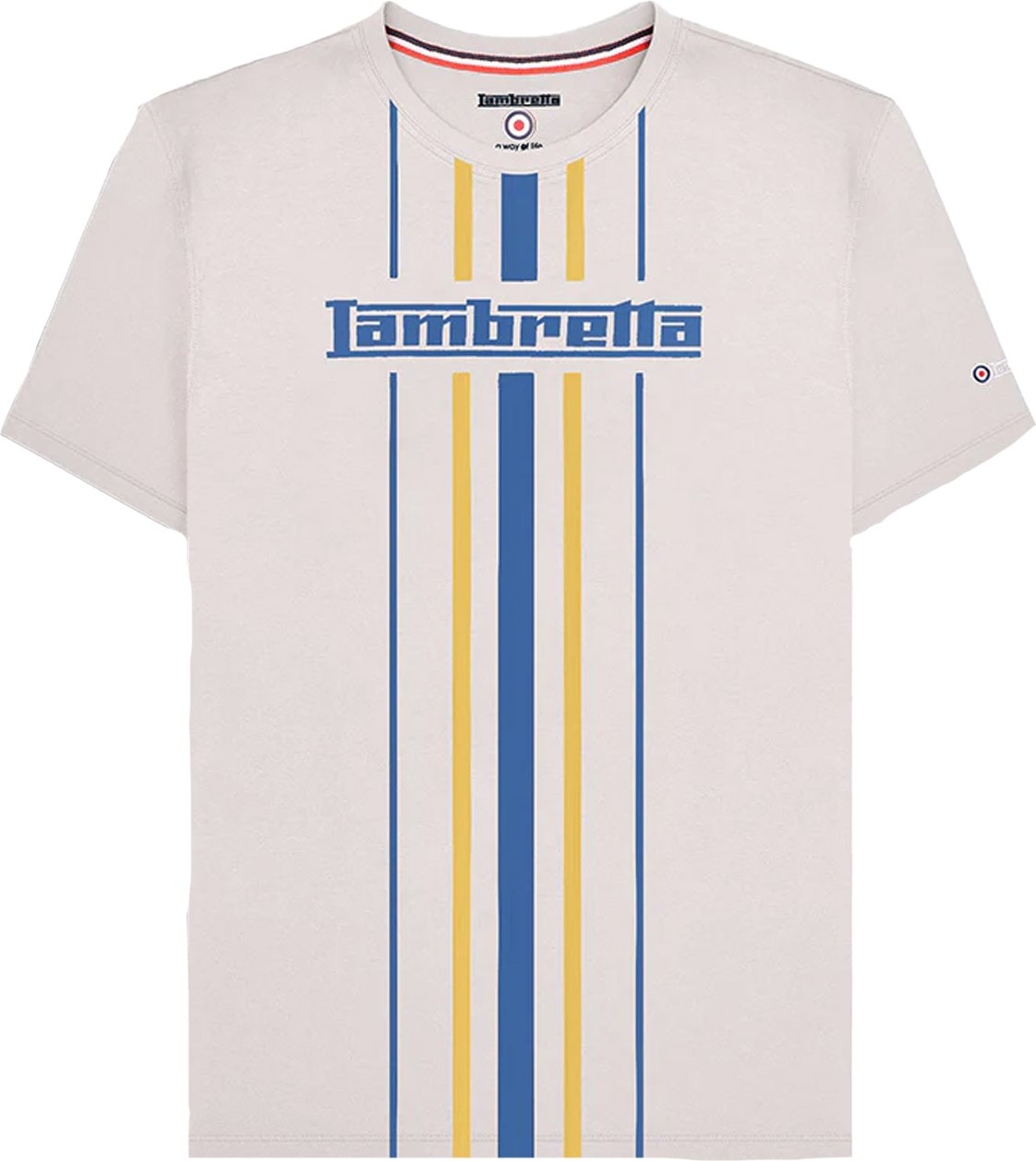 Lambretta - T-Shirt für Herren (Weißkappe Grau)