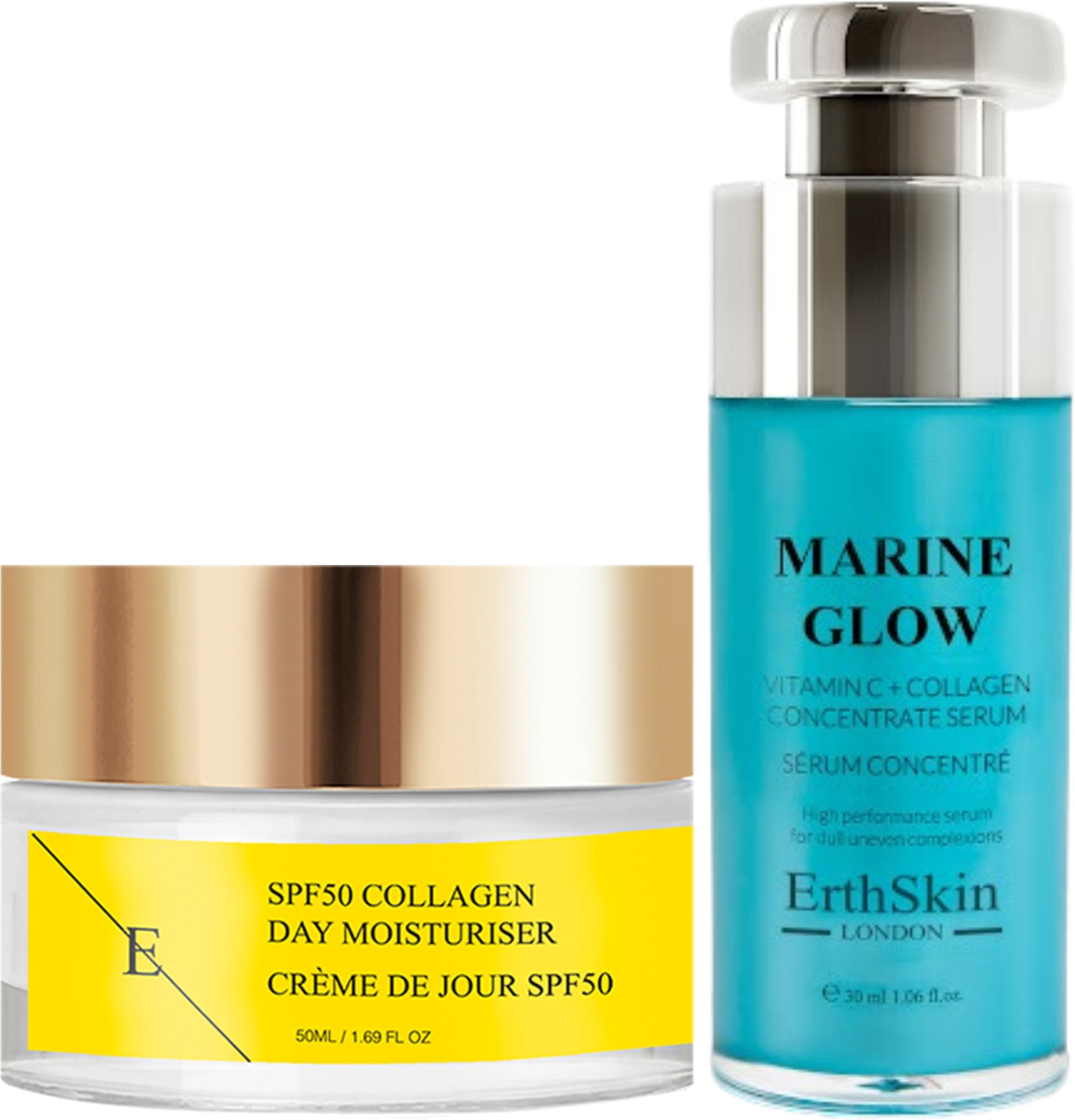 Sea Shine Vitamin C + Kollagen-Konzentrat Serum 30ml + SPF 50 Kollagen-Tagescreme 50ml