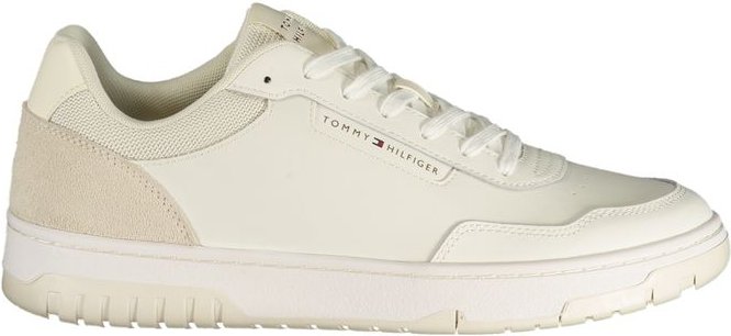 Tommy Hilfiger Weiße Polyurethan Männer Sneaker
