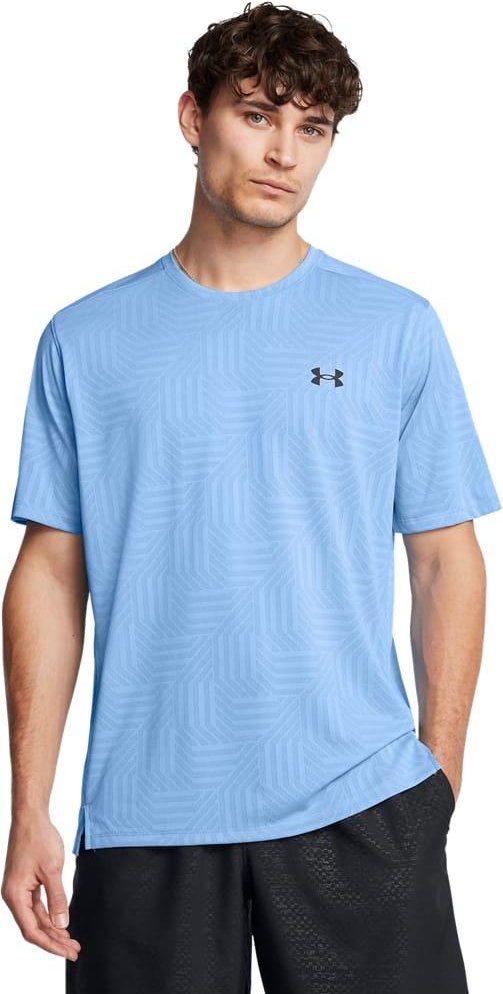 Under Armour - "Tech Geotessa" T-Shirt Ventil für Herren (Blau)