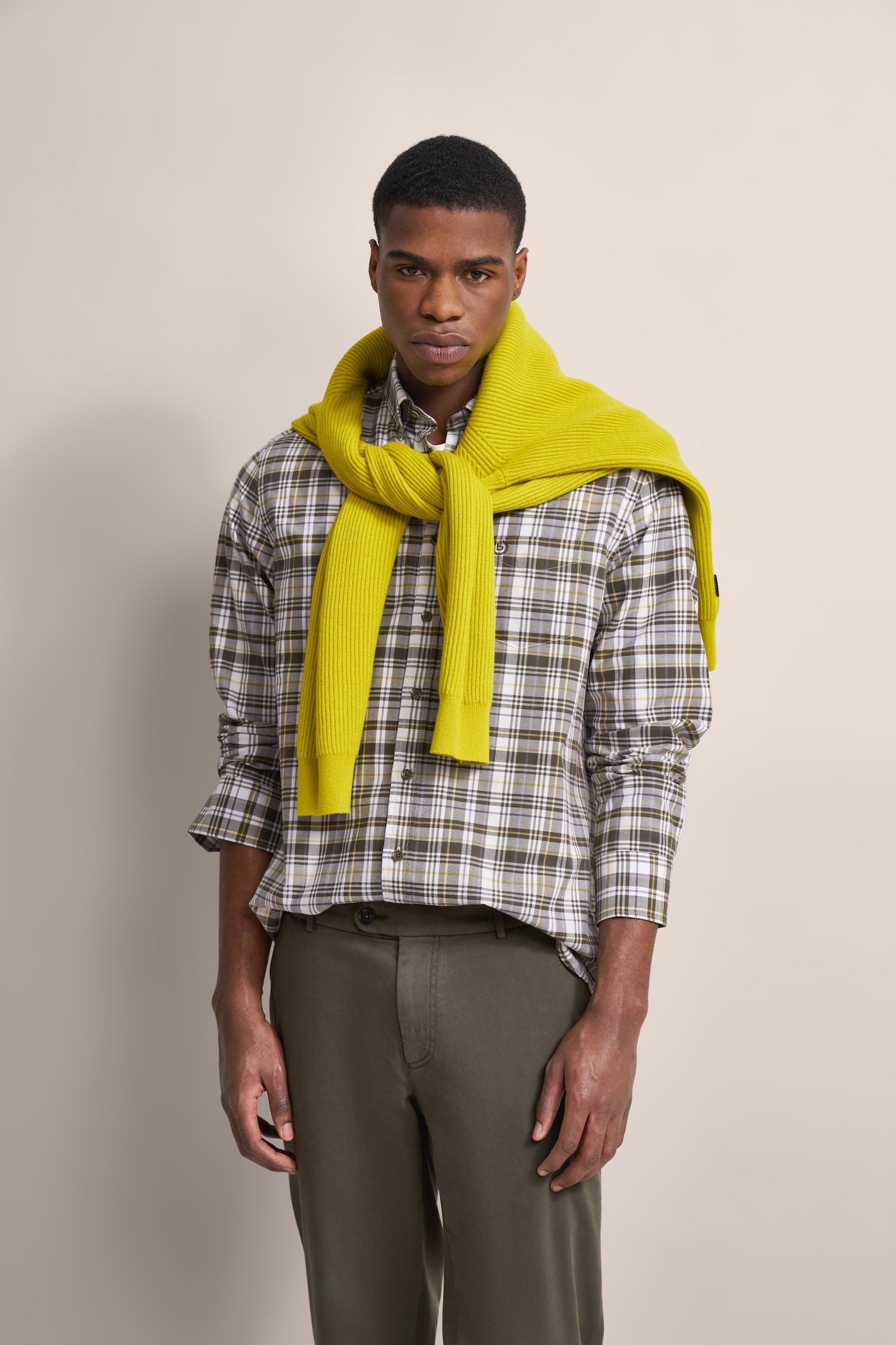 Bugatti Herren Oxfordhemd in kariertem Design