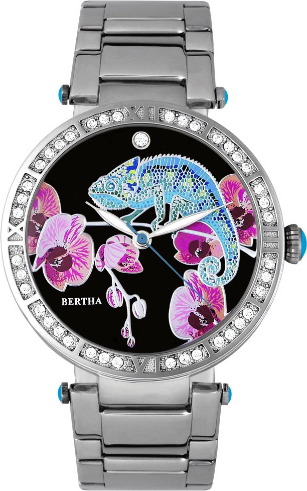 Bertha Camilla Armbanduhr mit Perlmuttarmband