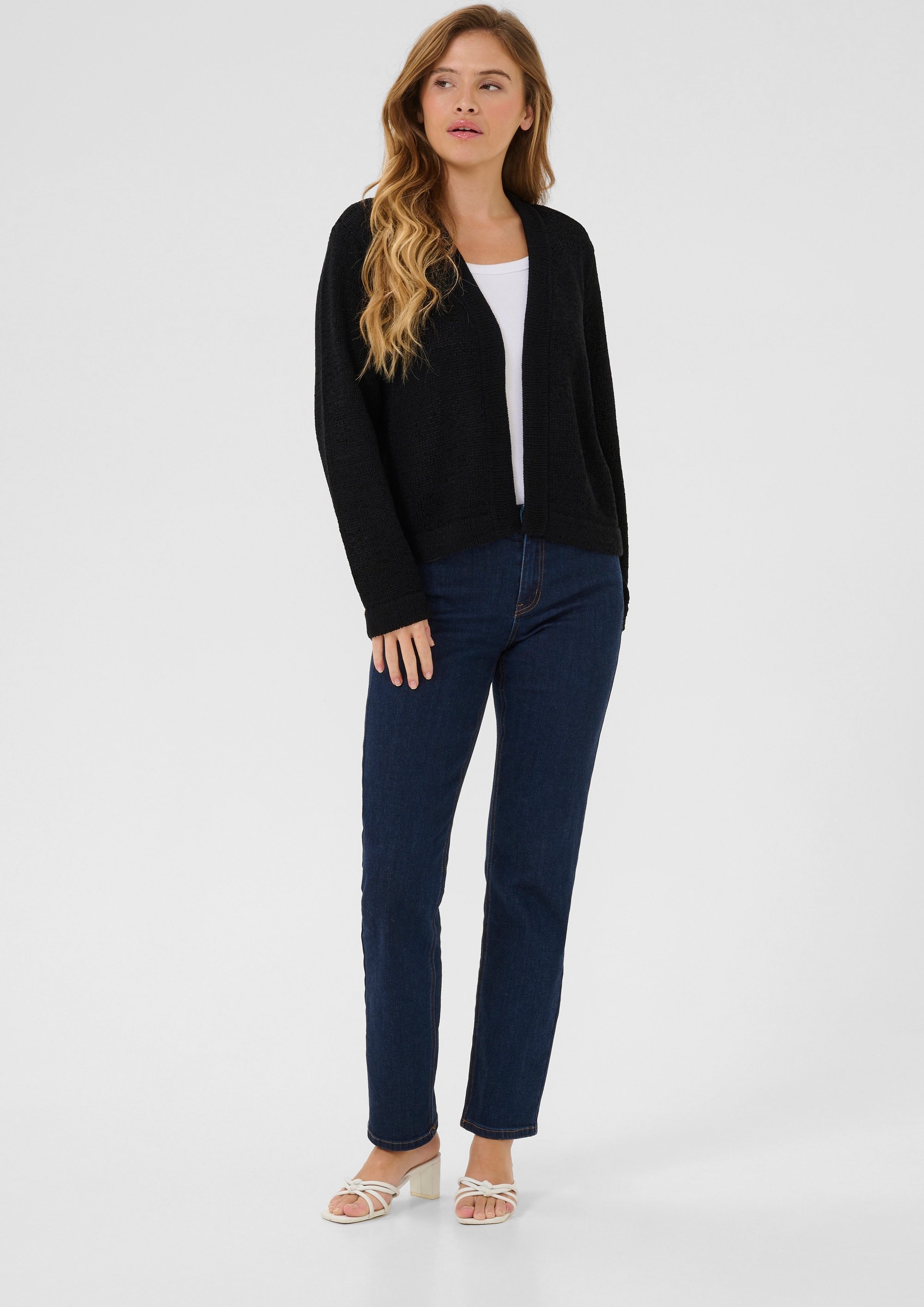 Strickjacke Loose fit black