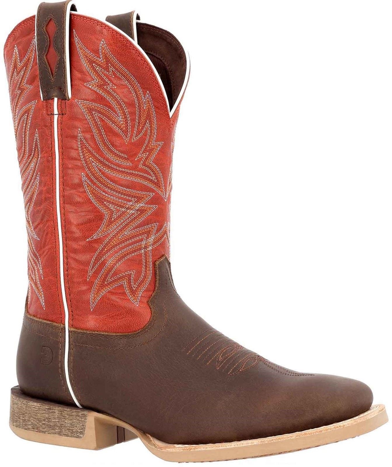 Durango Rebel Pro Leder Herren Stiefel Worn Brown/Chili Pepper