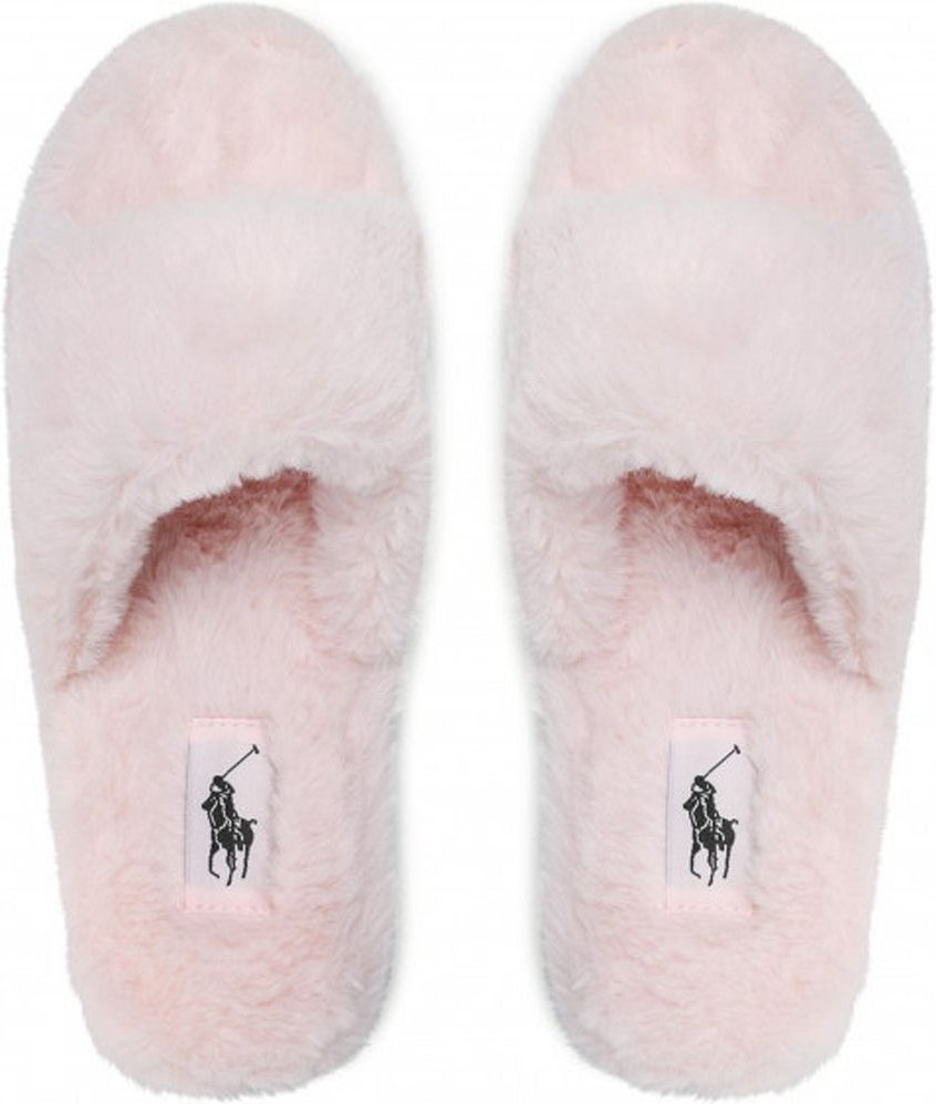 Ralph Lauren Fur Slide Pink Womens Pantoffeln