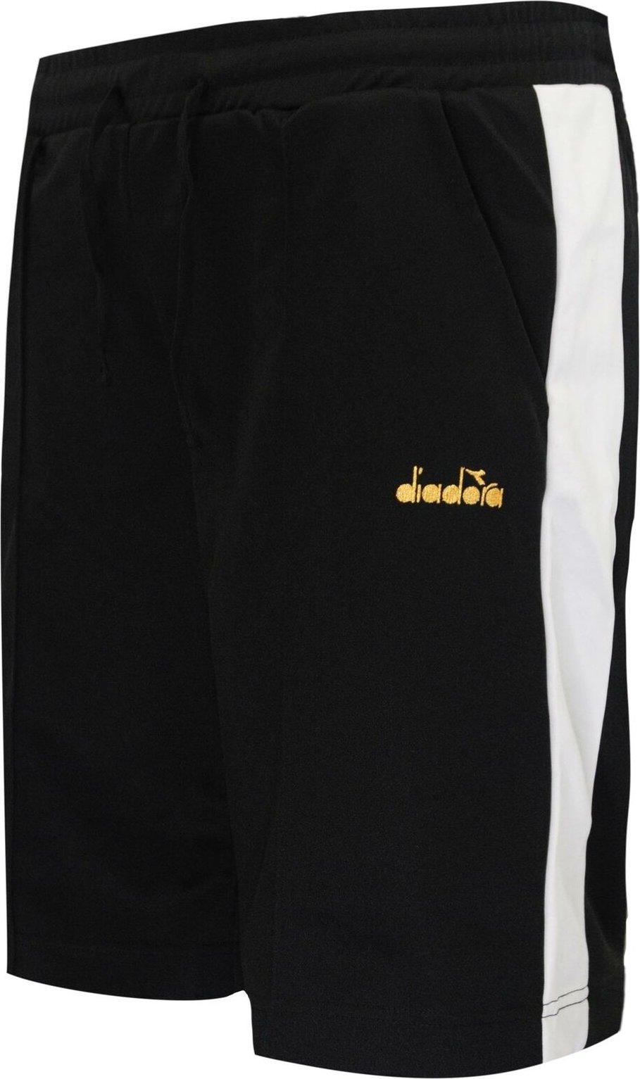 Diadora Bermuda 80er Männer schwarze Shorts