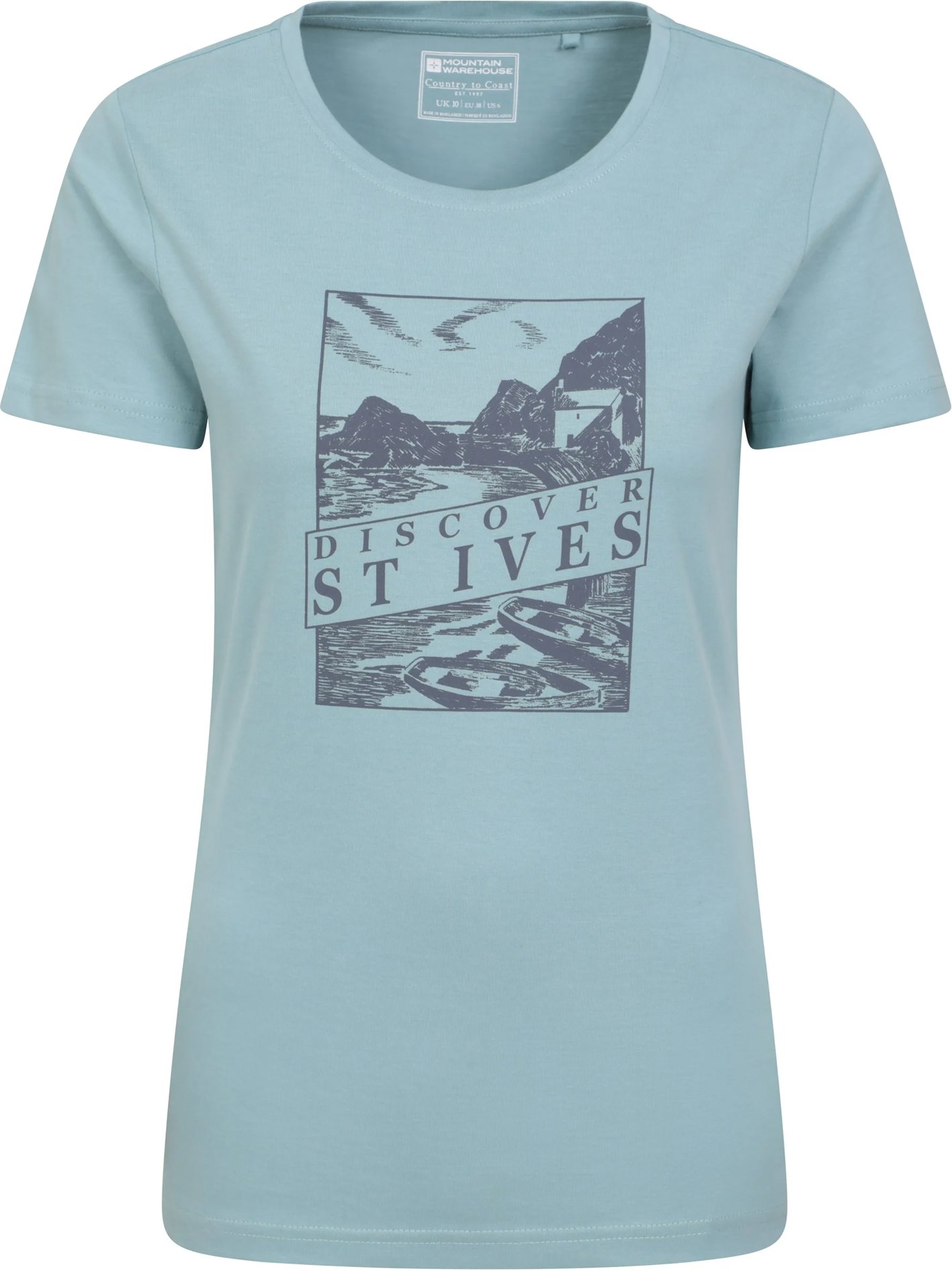 Mountain Warehouse - "Discover St Ives" T-Shirt für Damen (Blau)