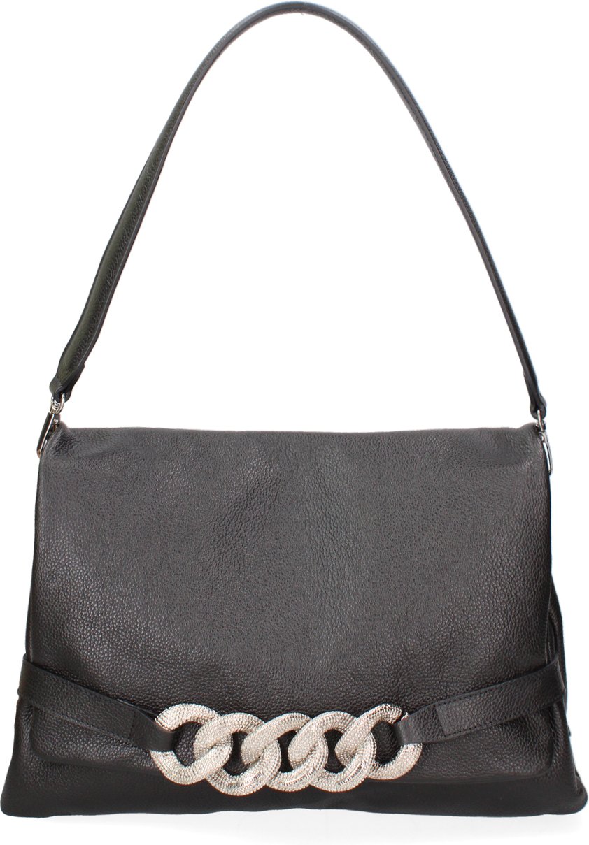 John Richmond Umhängetasche Frauen BLACK AND SILVER