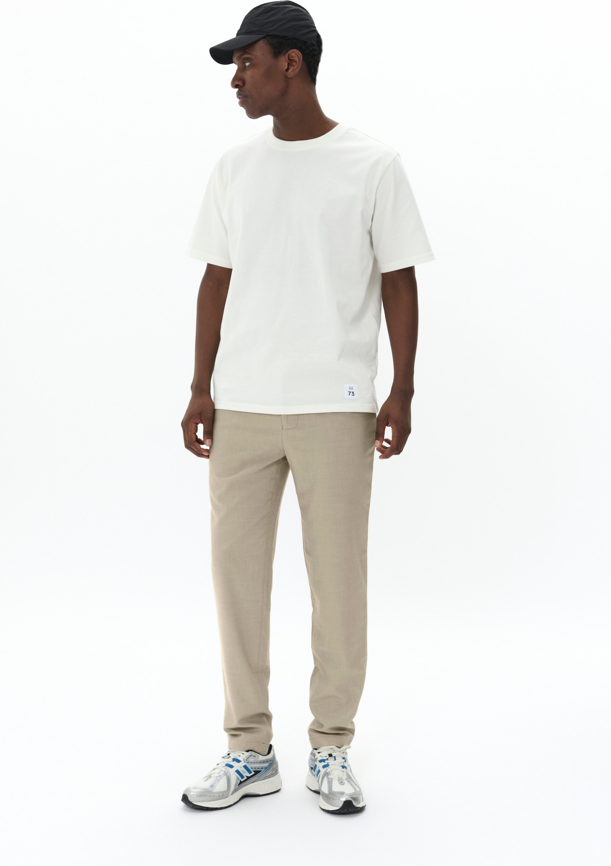 Casual Hose MAliam Casual Hose Gerade Passform beige