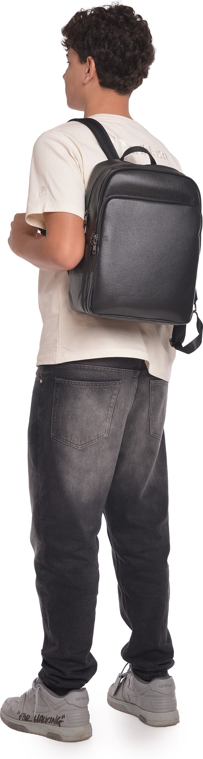 Luisa Vannini Schwarz Rindsledertasche