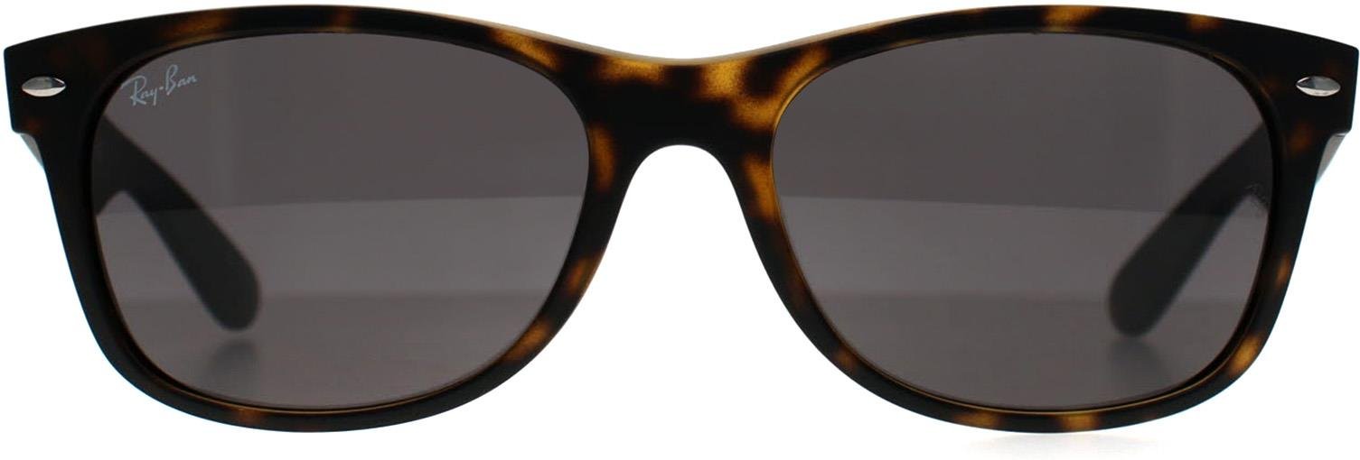 Ray-Ban New Wayfarer 2132 865/B1 matte havanna dunkelgrau Sonnenbrille