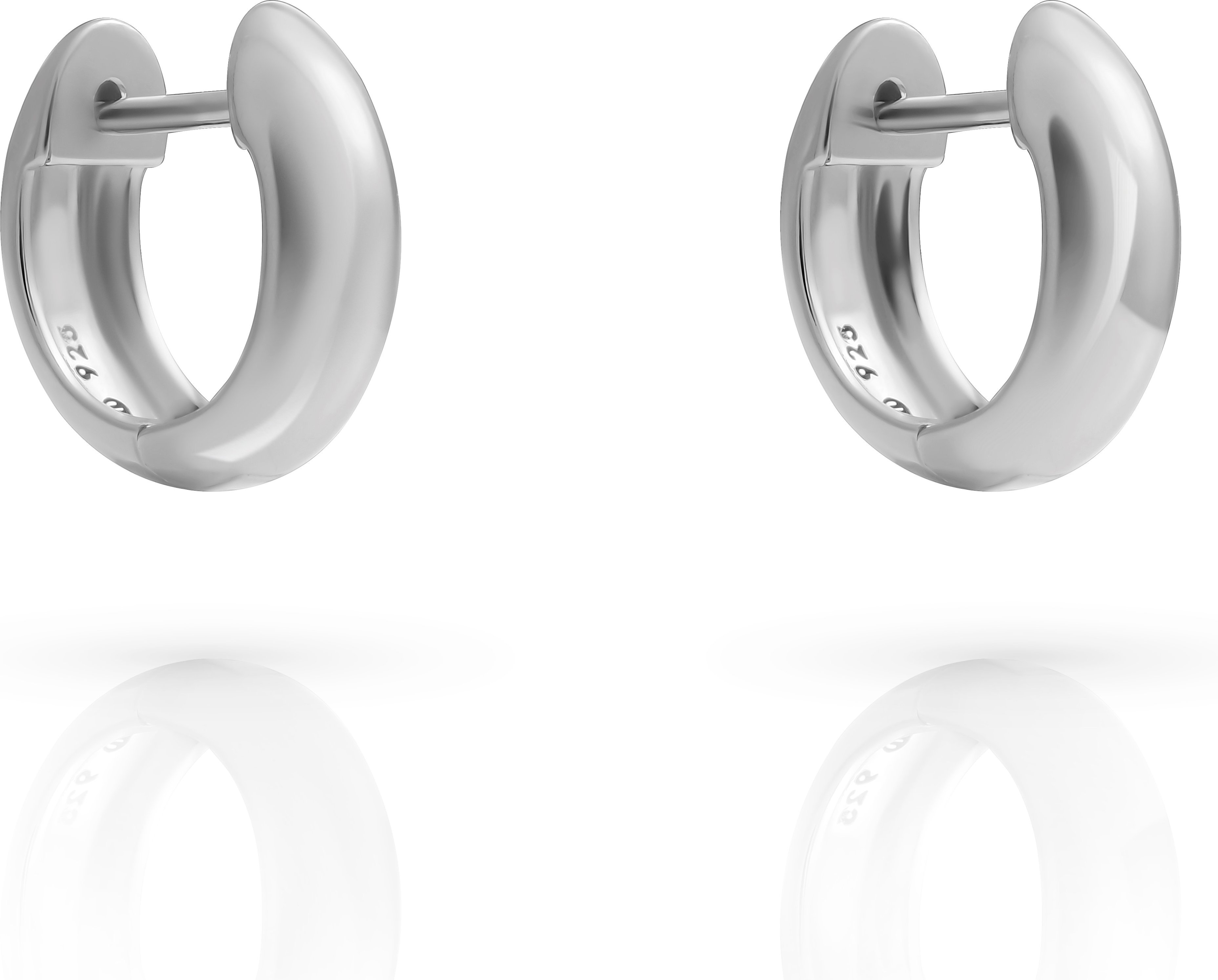 Orphelia 'Dory' Creolen für Damen aus 925er Sterlingsilber - Silber ZO-7556