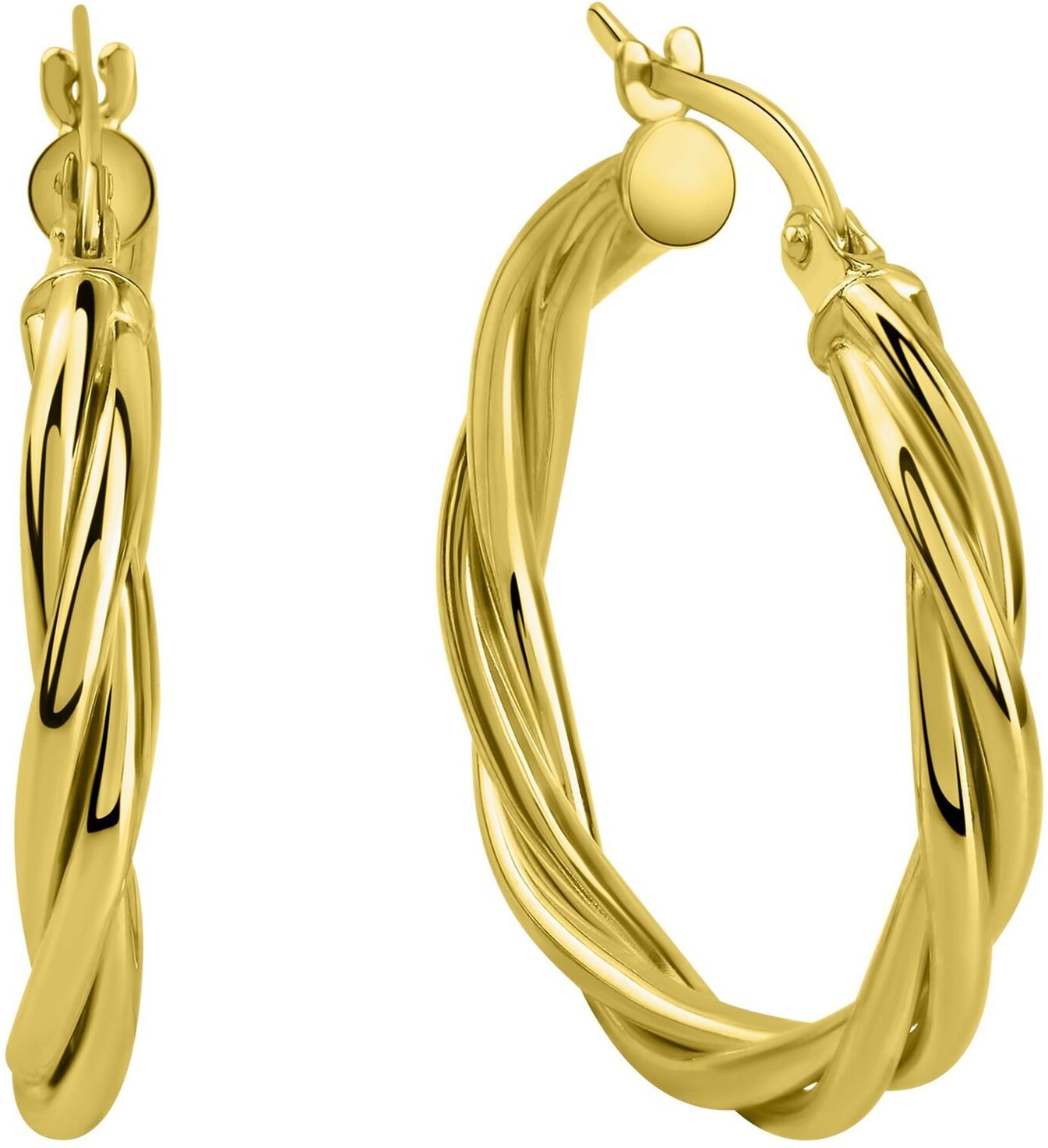 Fascination by Ellen K. Creolen 585/- Gelbgold gedreht