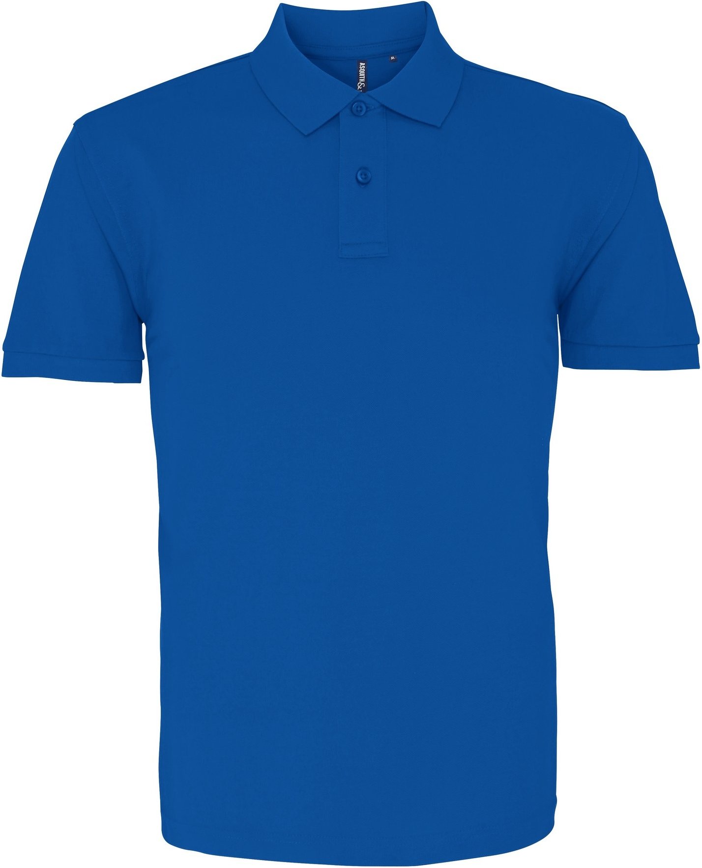 Thumbnail - Asquith & Fox Herren-Poloshirt mit kurzen Ärmeln (Bright Royal)