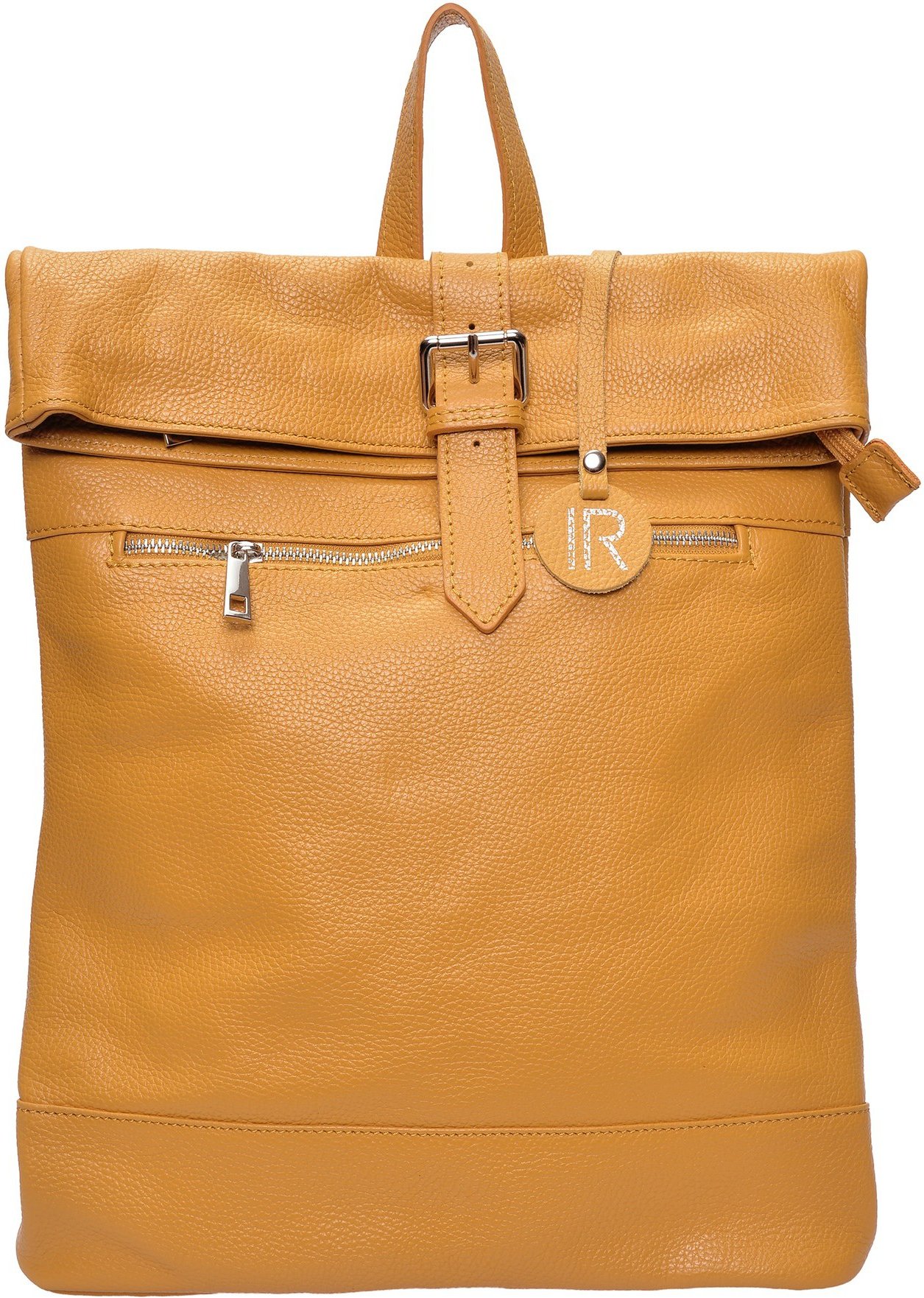 Isabella Rhea Senf Rindsledertasche