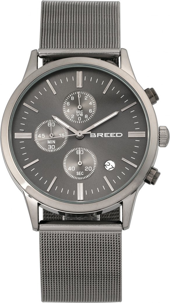 Breed Espinosa Chronograph Mesh-Armbanduhr mit Datum