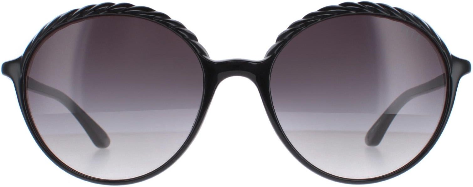 Thumbnail - Elle Round Womens Schwarz Grau Gradient 14919