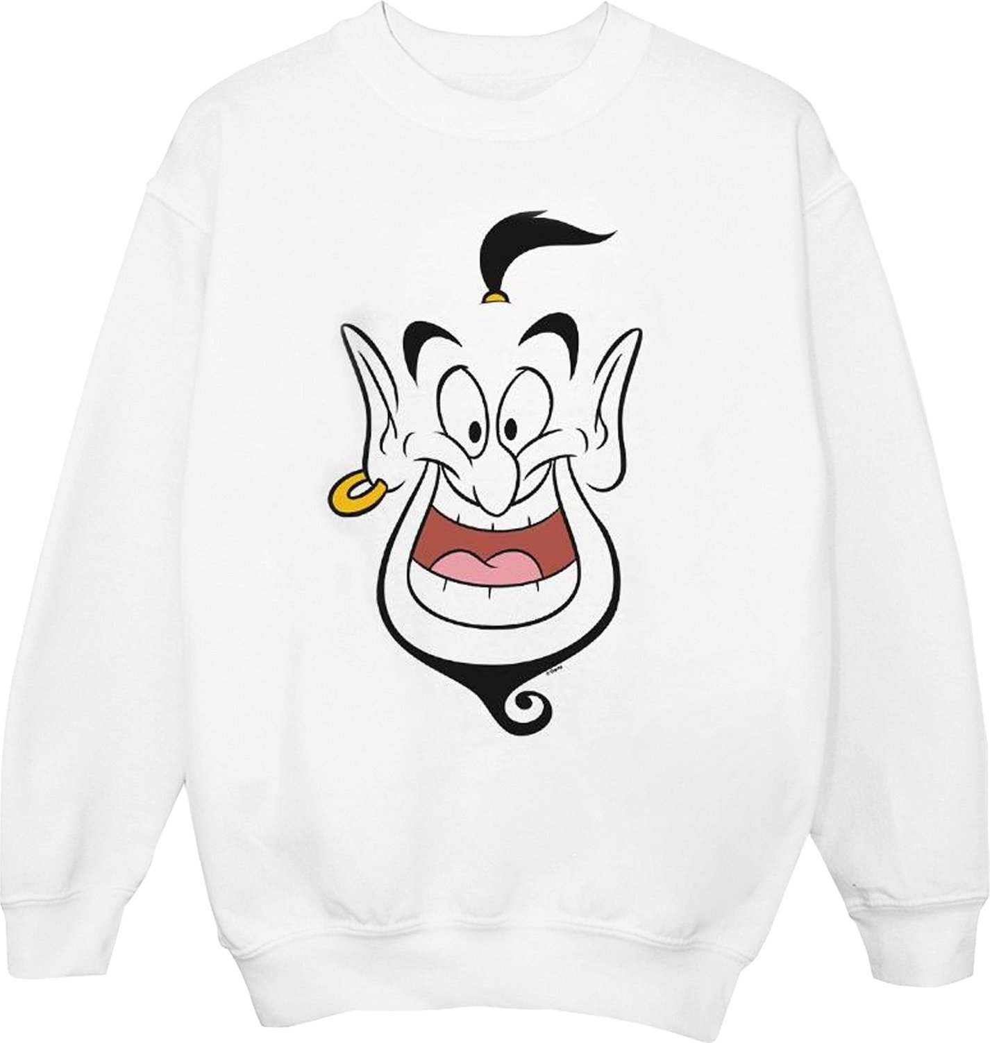 Disney - "Aladdin Genie Face" Sweatshirt für Mädchen (Weiß)