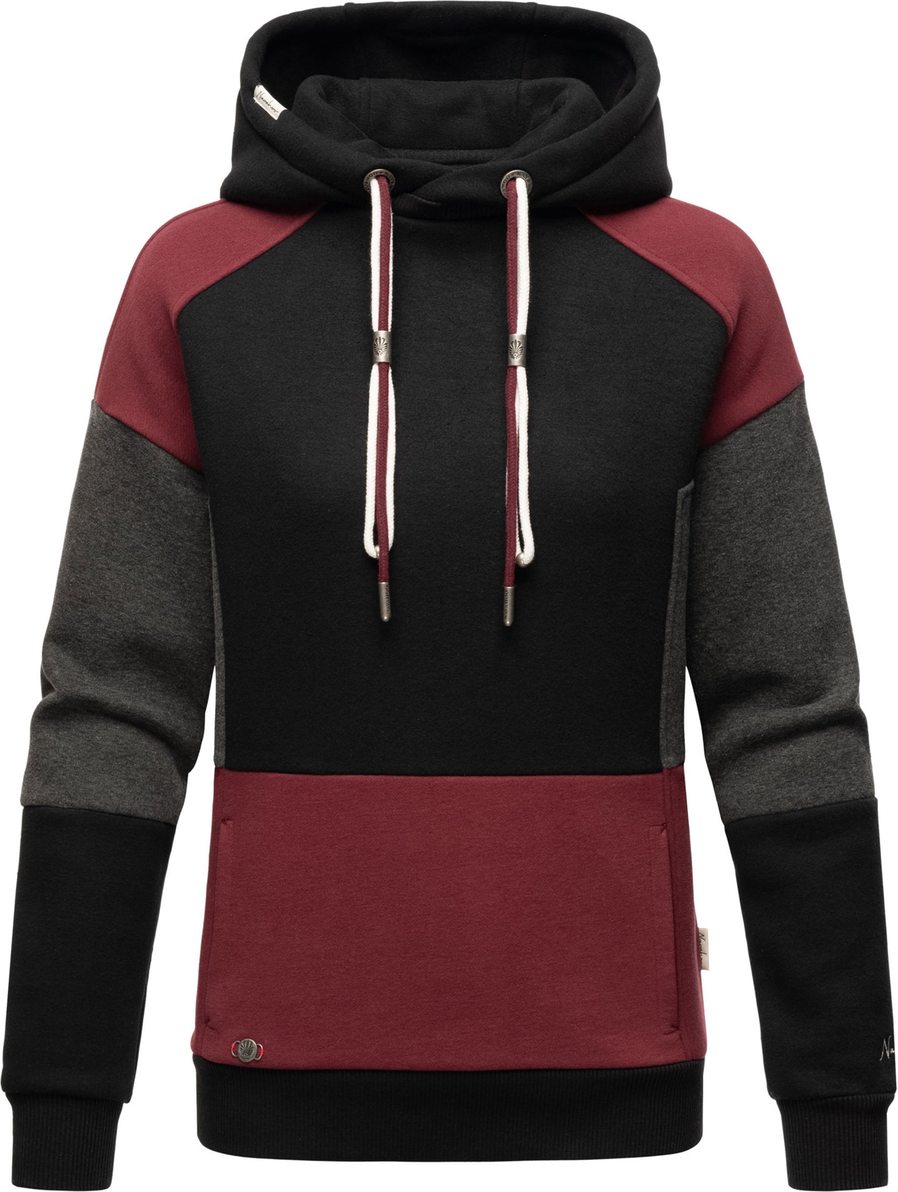 Navahoo Damen Hoodie Babykätzchen – Multicolor & Kuschelig