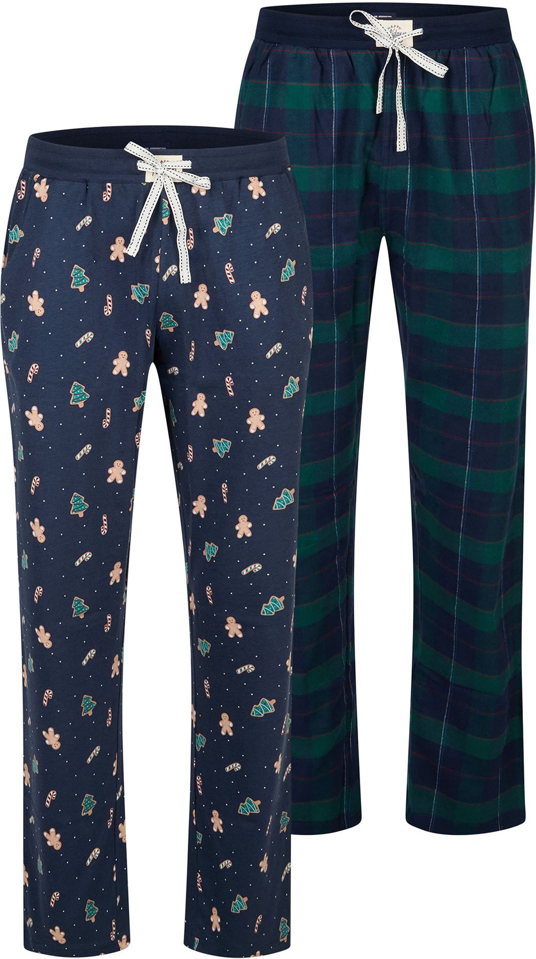 Happy Shorts Herren Pyjamahose ChristmasSchlafhose, Nacht Hose, Loungehose