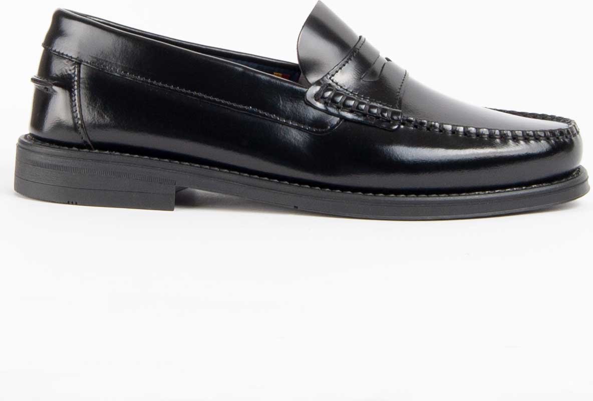 Purapiel Mokassin Castellar2 Schwarz