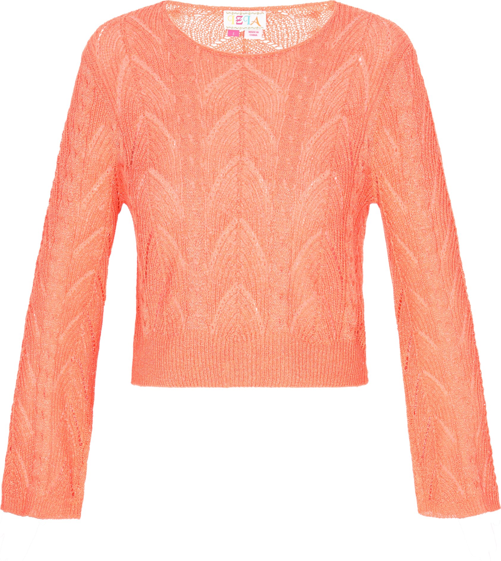 IZIA Pullover Frauen orange