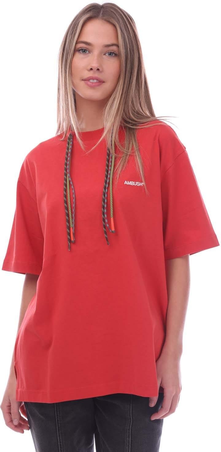 Ambush - T-Shirt Multicord für Damen (Rot)