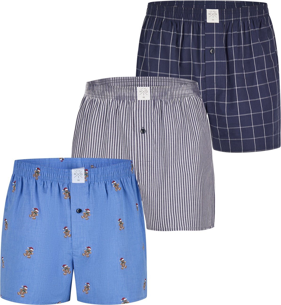 Boxer Ginger fil a fil 3-Pack