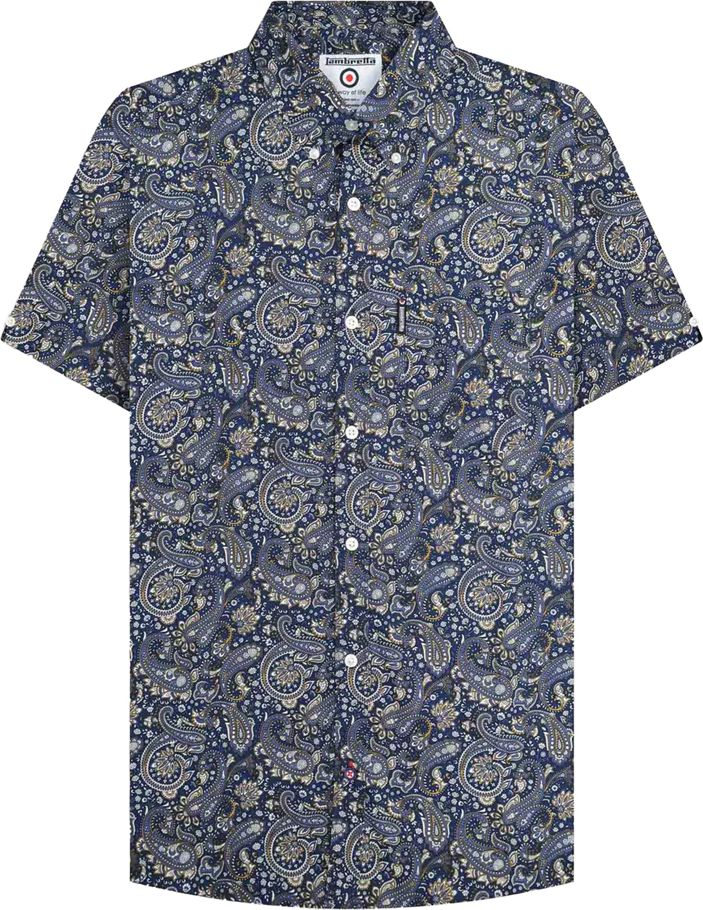 Lambretta - "SS25" Hemd für Herren (Marineblau)